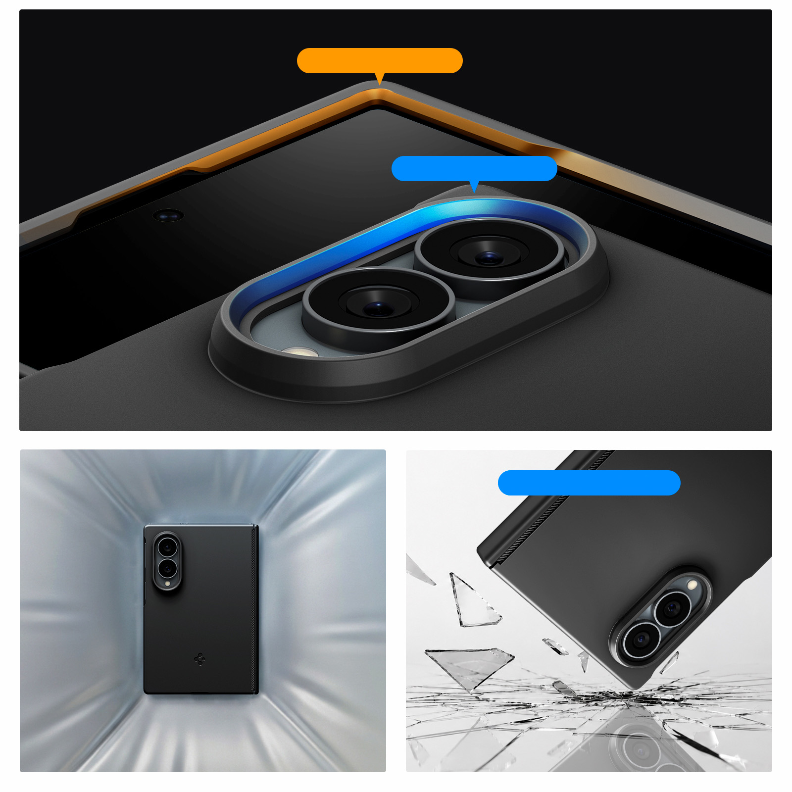 Etui Spigen Air Fit Pro Mag do Galaxy Z Fold8, czarne