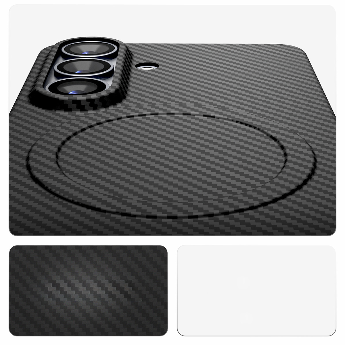Etui Spigen Air Skin Aramid do Galaxy S26 Plus, czarne