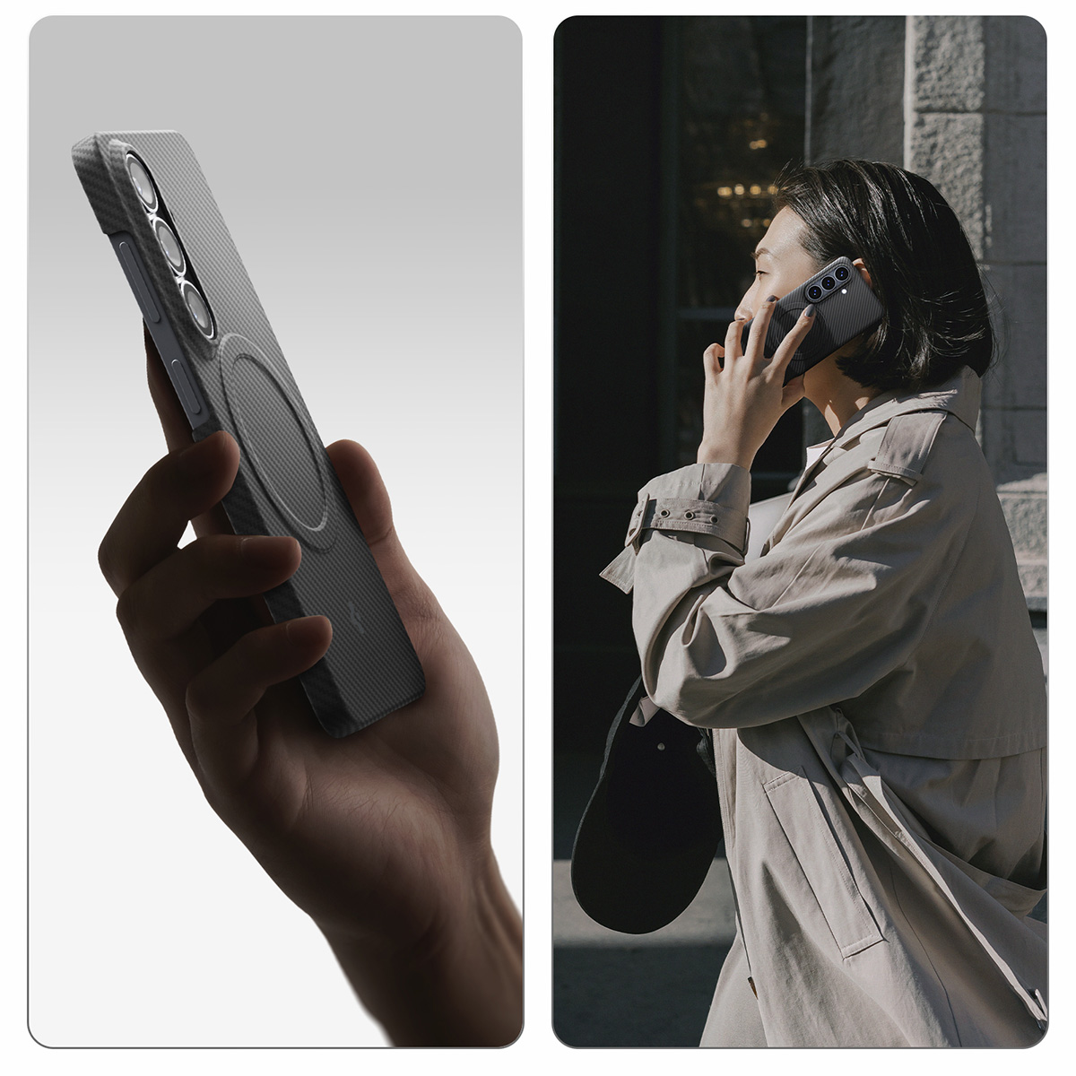 Etui Spigen Air Skin Aramid do Galaxy S26 Plus, czarne