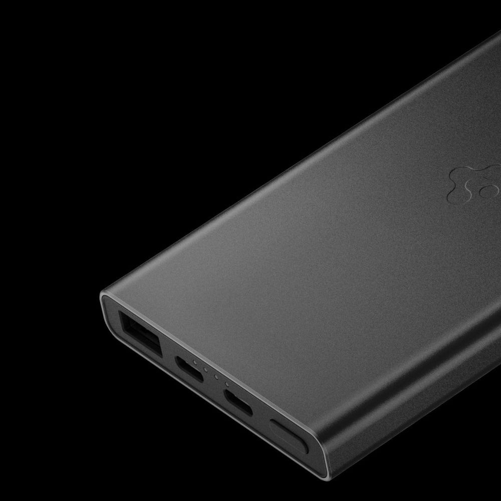 Spigen Essential Alloy Portable Charger EA2210, wygodne akcesoria kompaktowy zestaw podróżny praktyczny, czarne