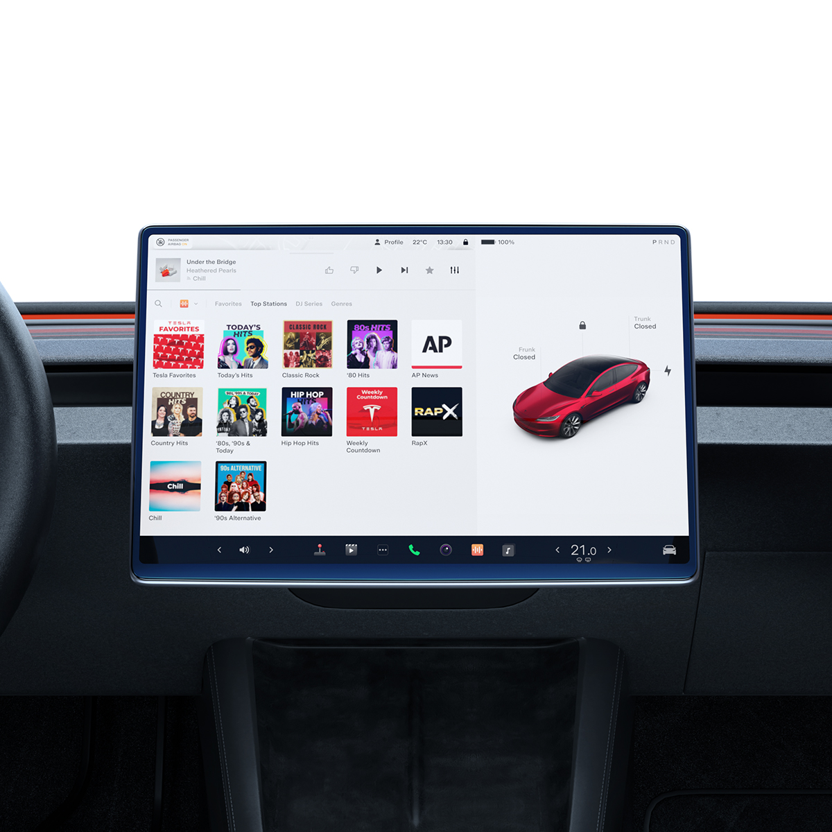 Szkło na ekran Spigen Glas.tR EZ Fit FC AC 1-Pack do Tesla Model 3 2024-2026 / Y 2025-26, czarna ramka