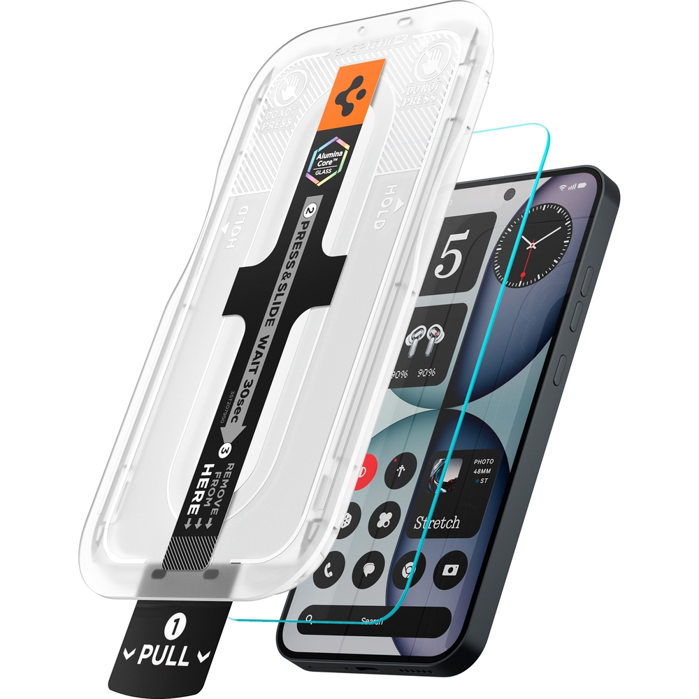 Szkło do etui + Aplikator Spigen Glas.tR EZ Fit Pro 2-Pack (AC) do Nothing Phone 4a