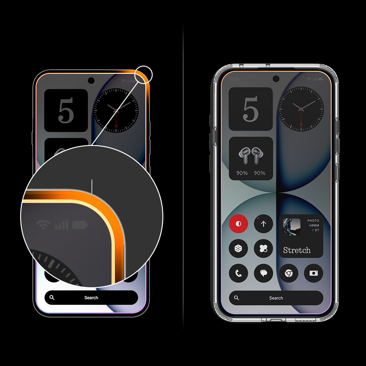Szkło do etui + Aplikator Spigen Glas.tR EZ Fit Pro 2-Pack (AC) do Nothing Phone 4a
