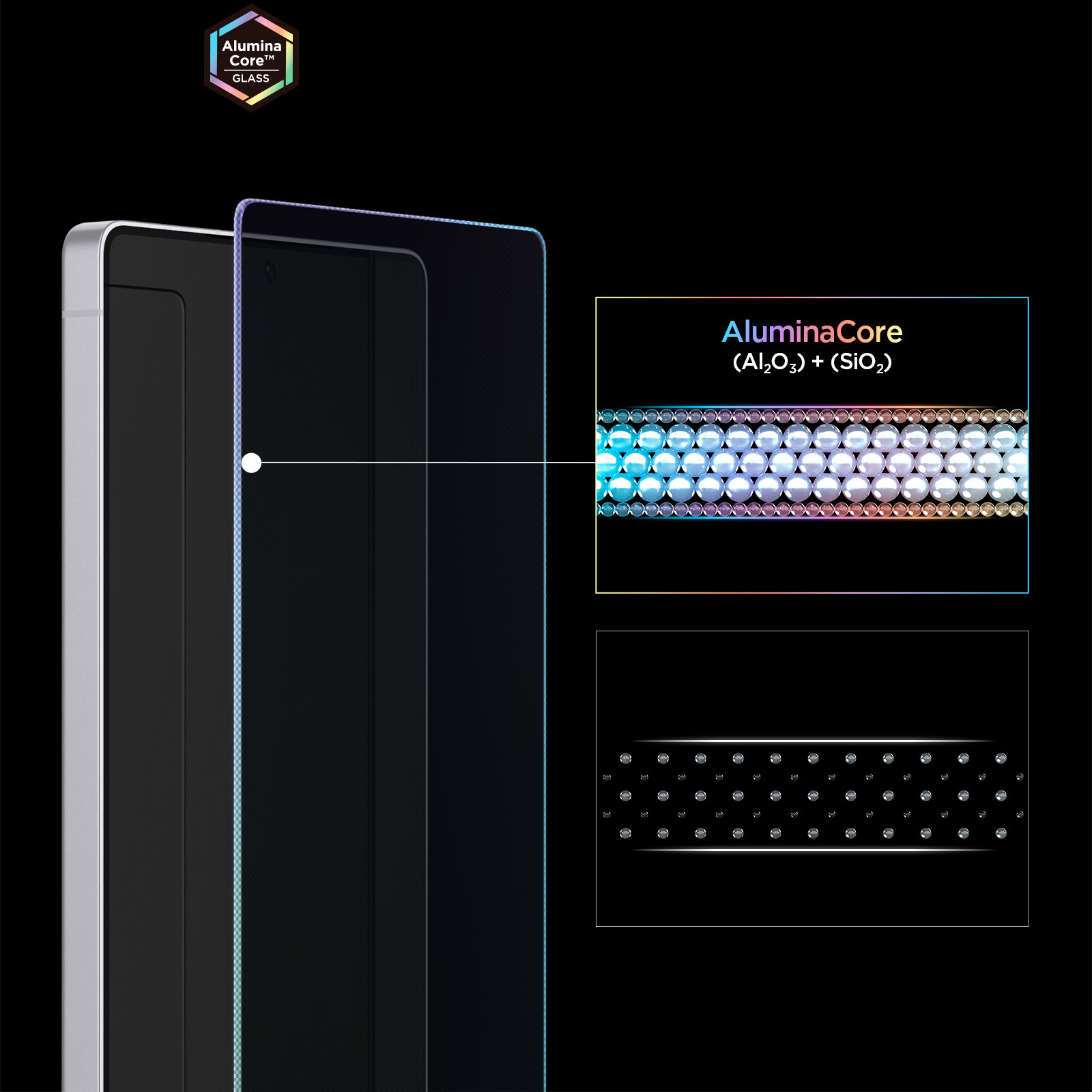 Szkło prywatyzujące do etui + Aplikator Spigen Glas.tR EZ Fit Pro Privacy 1-Pack (AC) do Galaxy S26