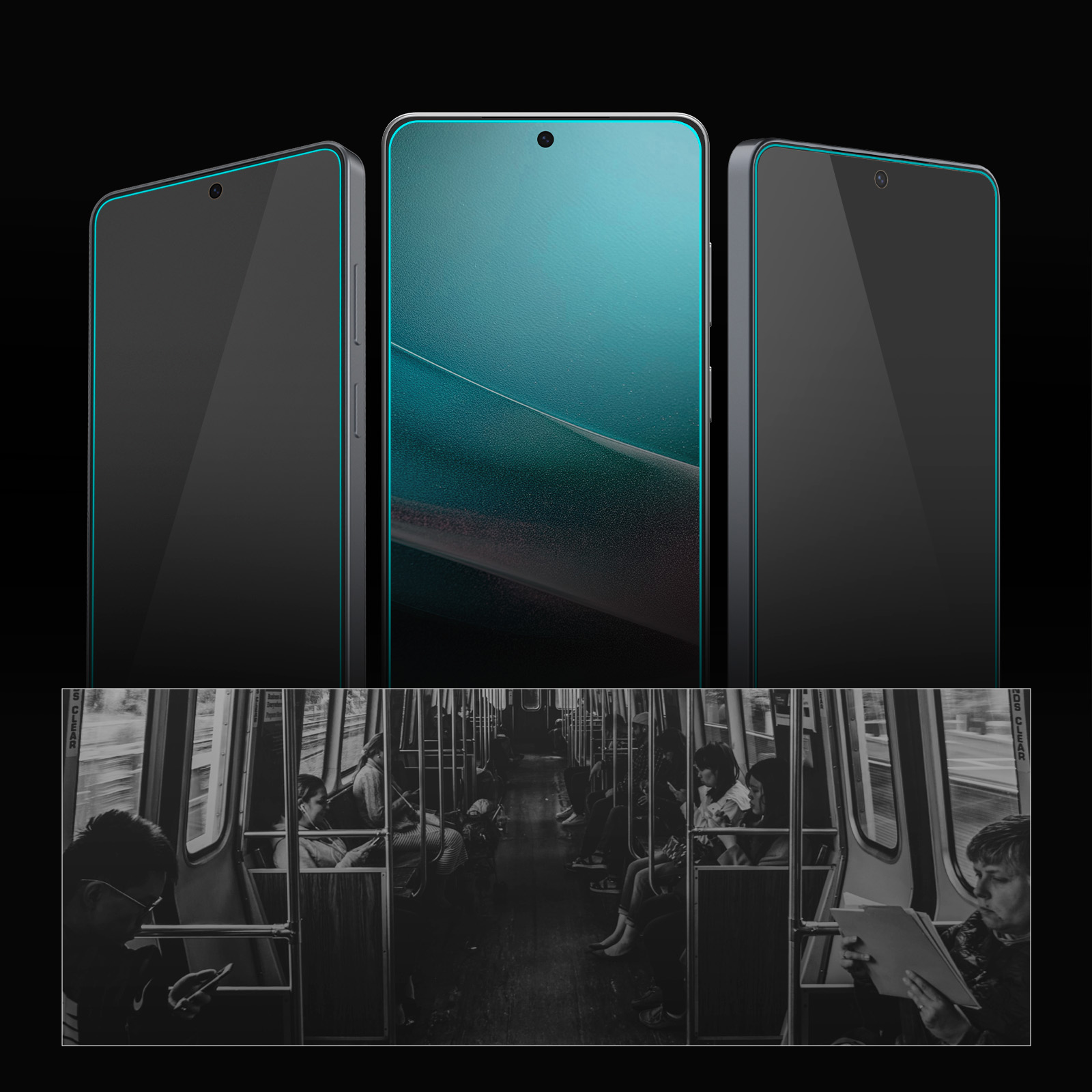 Szkło prywatyzujące do etui + Aplikator Spigen Glas.tR EZ Fit Pro Privacy 1-Pack (AC) do Galaxy S26