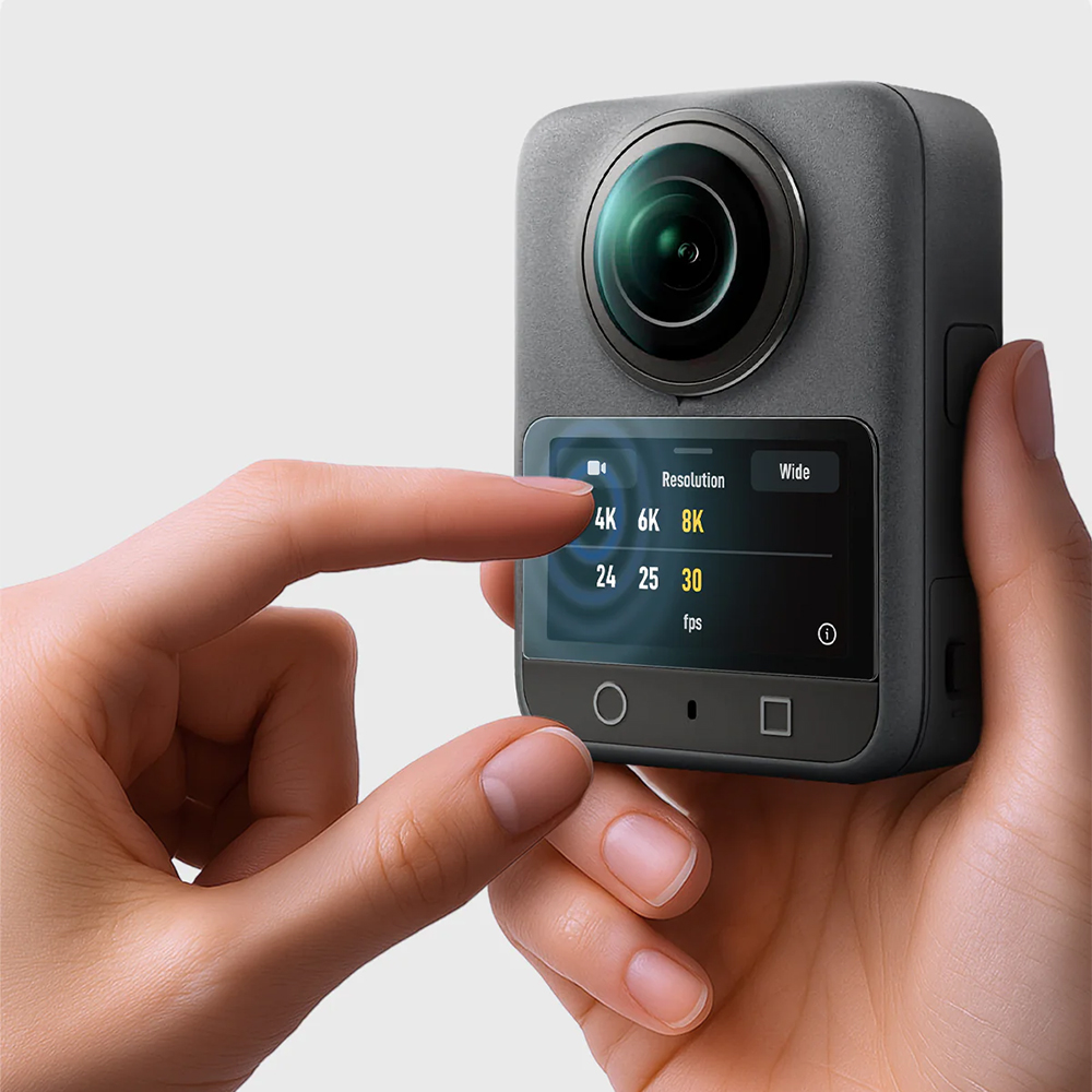 Szkło hartowane Spigen Glas.tR Slim 2-Pack Case Friendly dla DJI Osmo 360