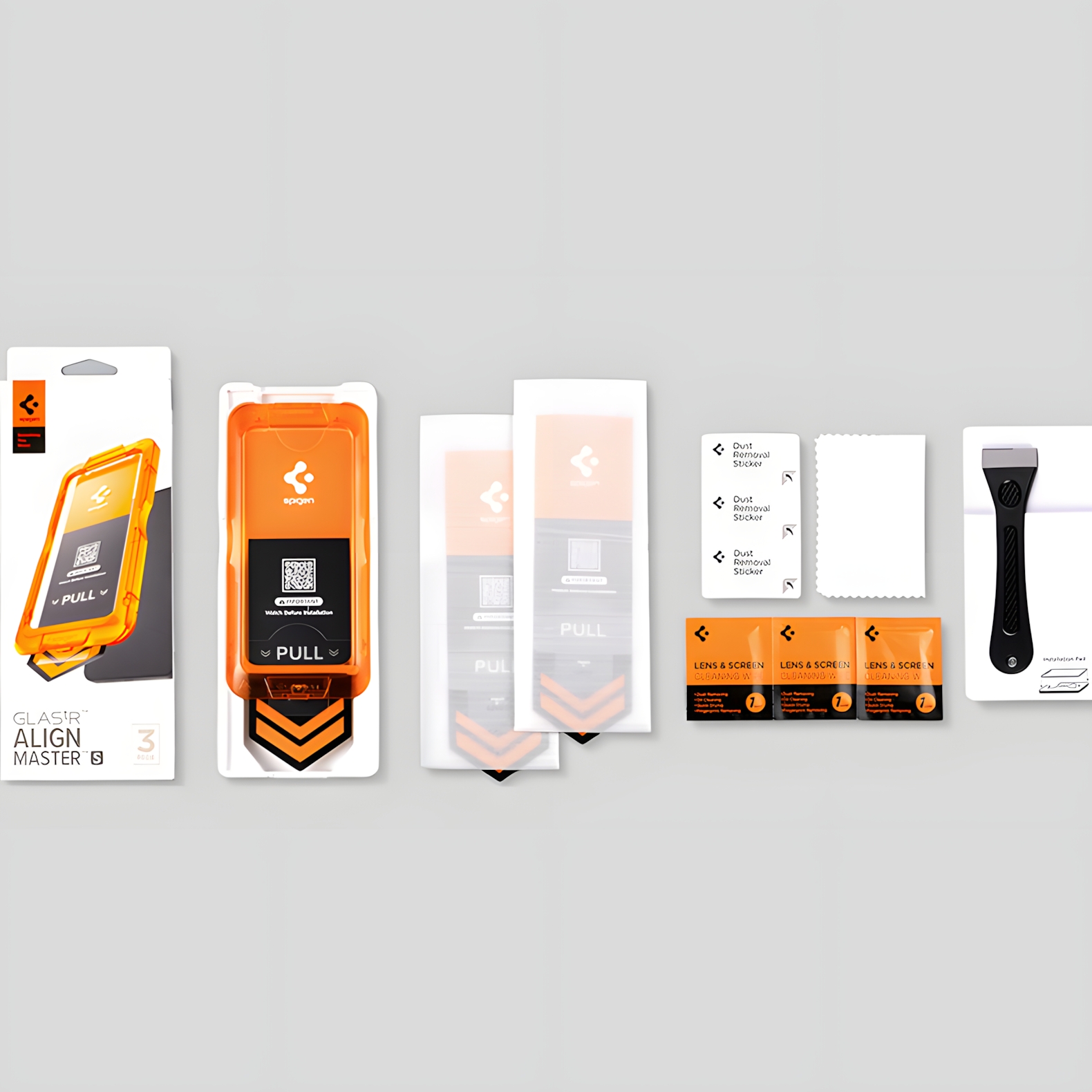 Szkło do etui Spigen Glas.tR AlignMaster S 3-Pack do iPhone 17 Pro Max