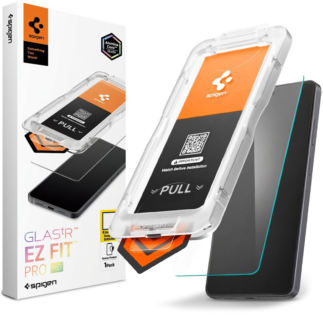 Szkło hartowane Spigen Glas.tR EZ Fit Pro 1-Pack z ramką aplikacyjną do Galaxy S26 Ultra