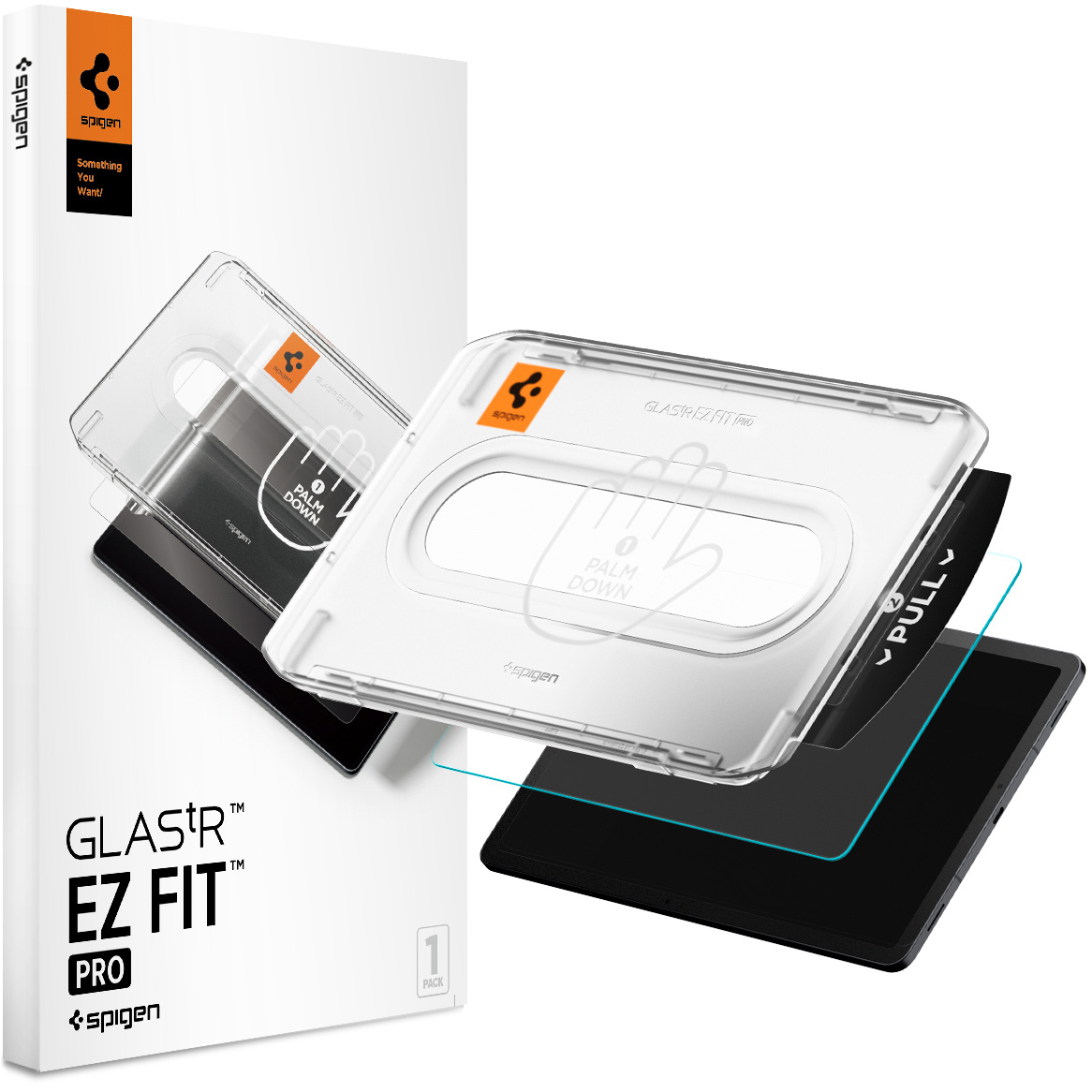 Szkło hartowane Spigen Glas.tR EZ Fit Pro 1-Pack z ramką aplikacyjną do Samsung Galaxy Tab S11