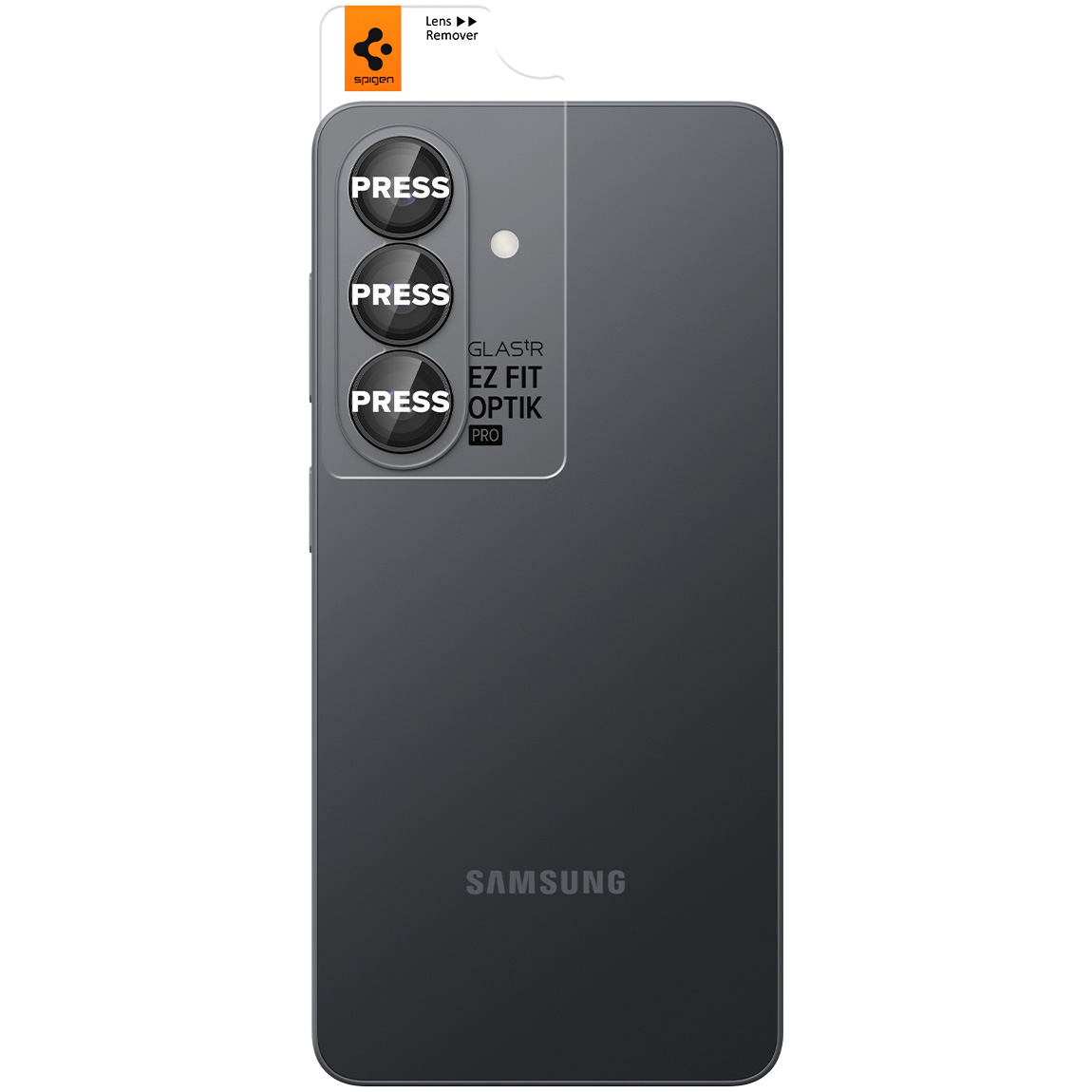 Szkło hartowane na aparat Spigen Glas.tR Ez Fit Optik Pro 2-Pack dla Galaxy S26 Plus, czarne