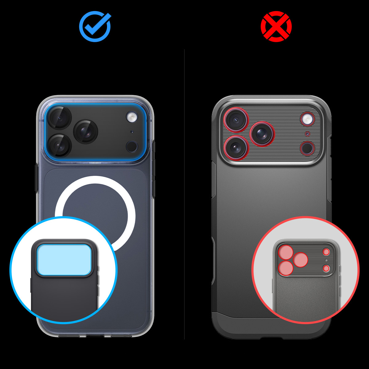 Szkło na aparat Spigen Glas.tR Ez Fit Optik Pro XL 1-Pack do iPhone 17 Pro Max, czarne