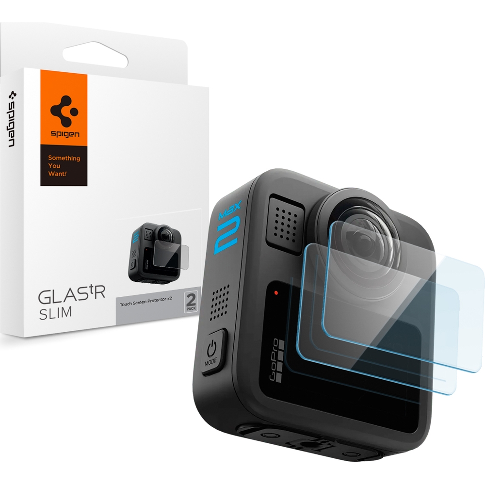 Szkło hartowane Spigen Glas.tR Slim 2-Pack do GoPro MAX 2