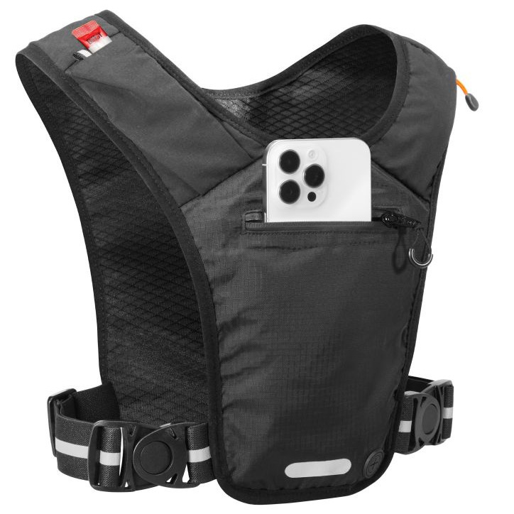 Lekka kamizelka sportowa, dla biegaczy, Spigen A720 Dynamic Shield Running Vest, czarna
