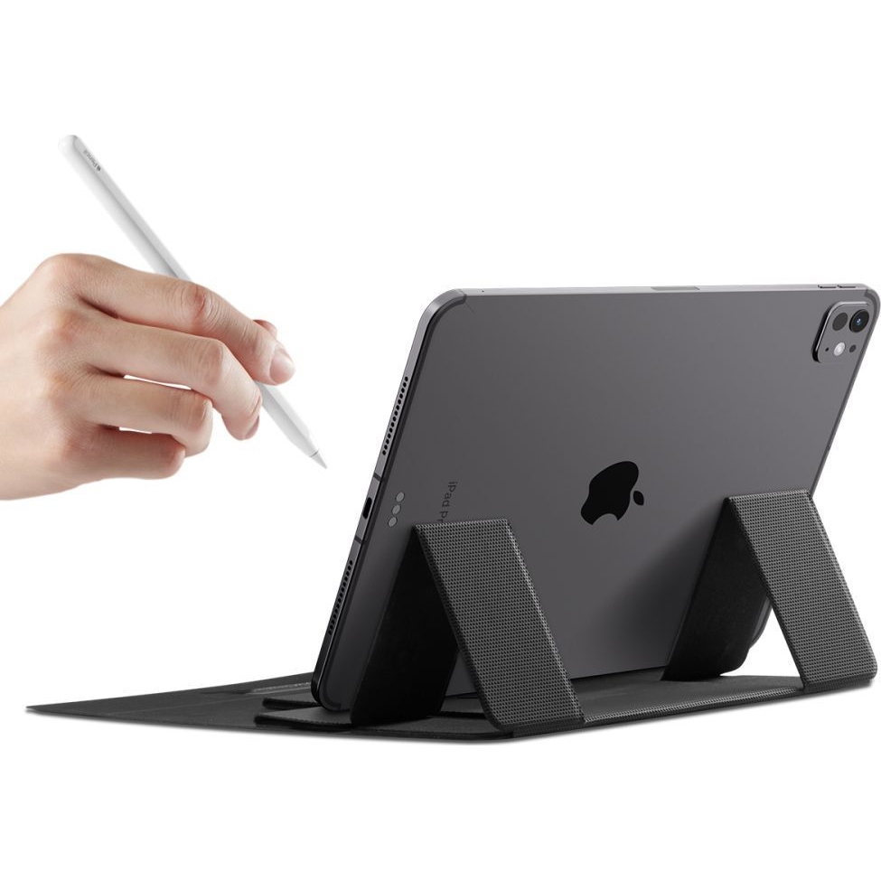 Ergonomiczna podstawka Spigen LD201-S8 z dwoma kątami ustawienia, czarna