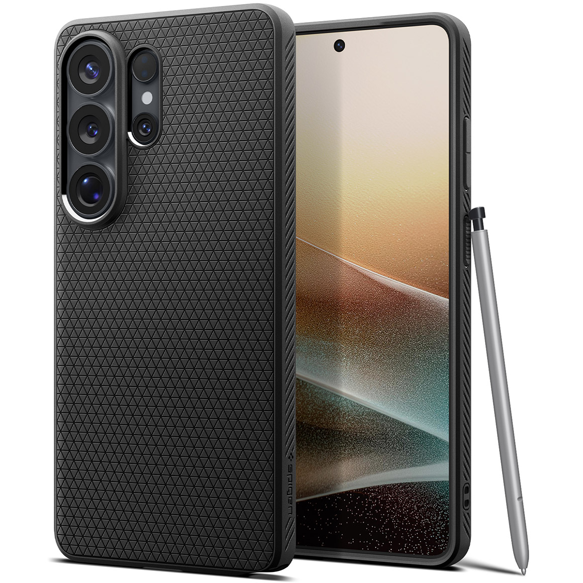 Etui Spigen Liquid Air do Samsung Galaxy S26 Ultra, czarne