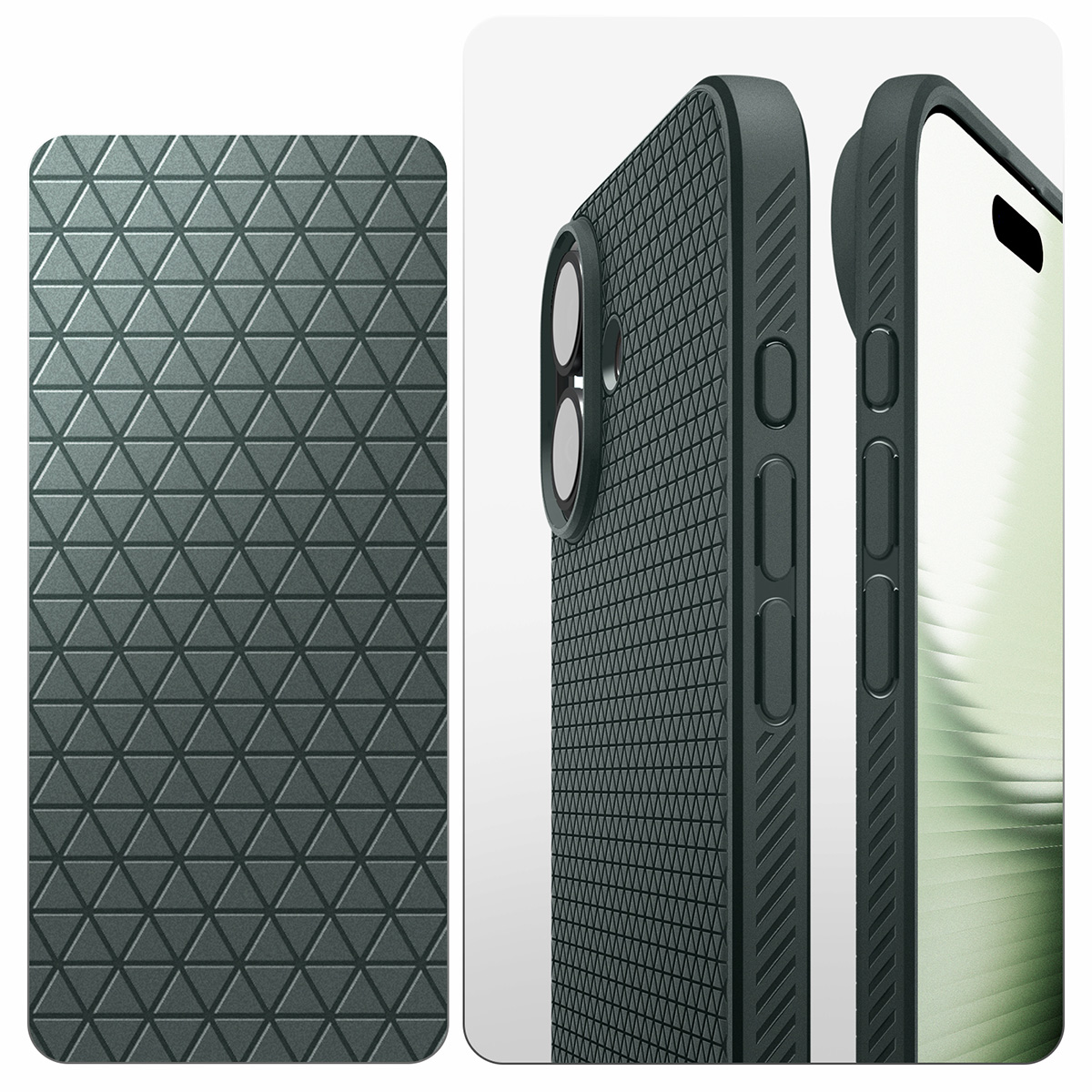 Etui Spigen Liquid Air do Apple iPhone 17, zielone