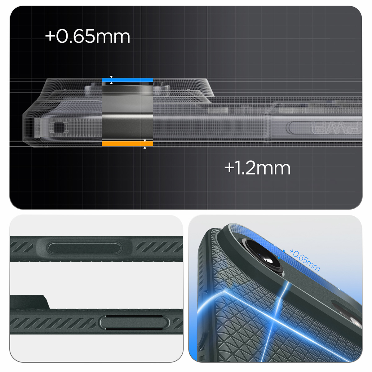 Etui Spigen Liquid Air do Apple iPhone Air, zielone