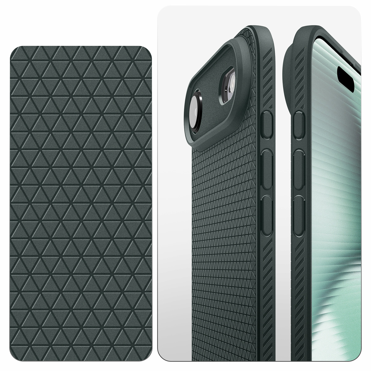 Etui Spigen Liquid Air do Apple iPhone Air, zielone
