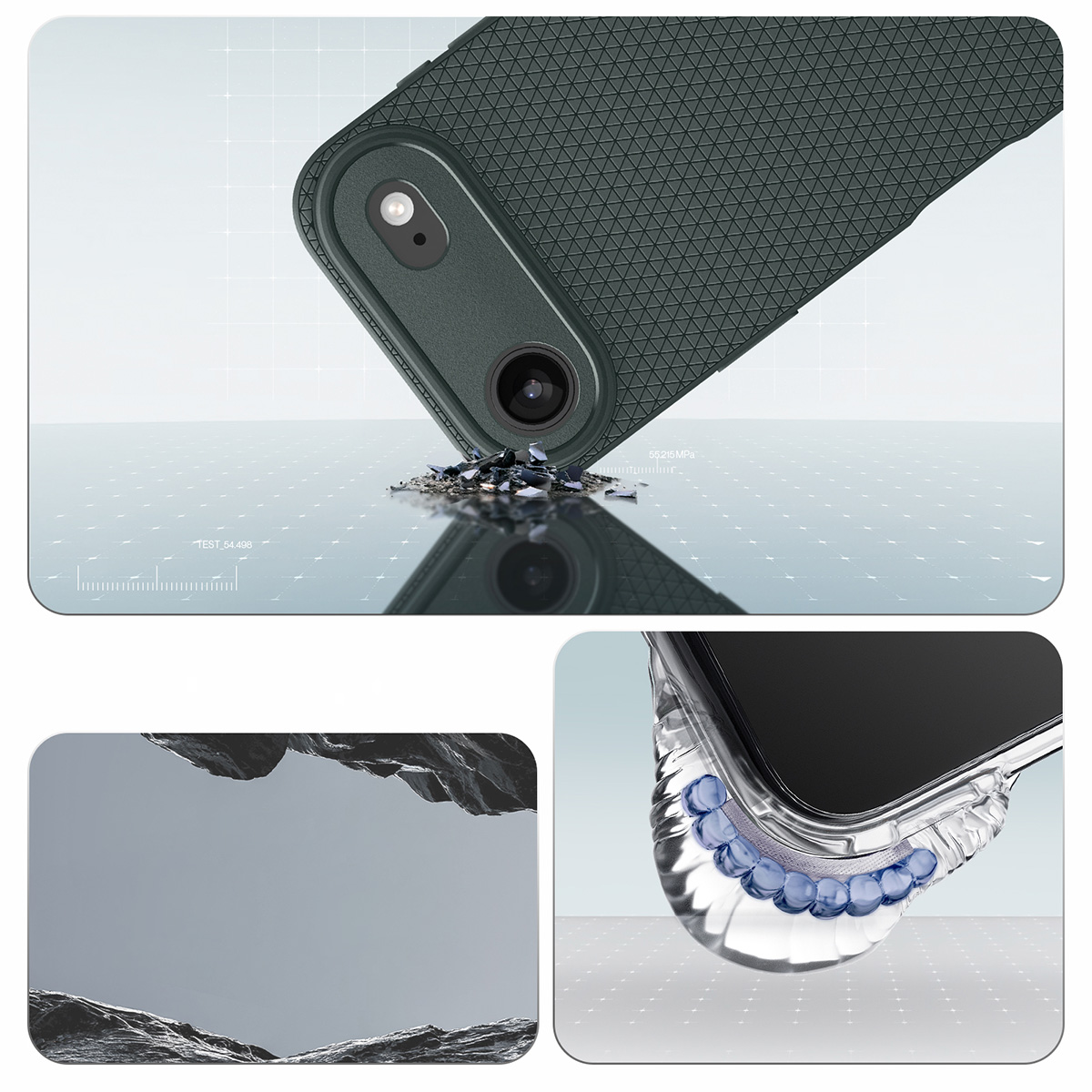 Etui Spigen Liquid Air do Apple iPhone Air, zielone