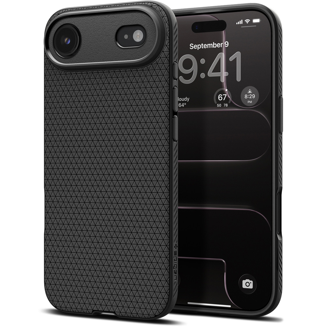 Etui Spigen Liquid Air do Apple iPhone Air, czarne