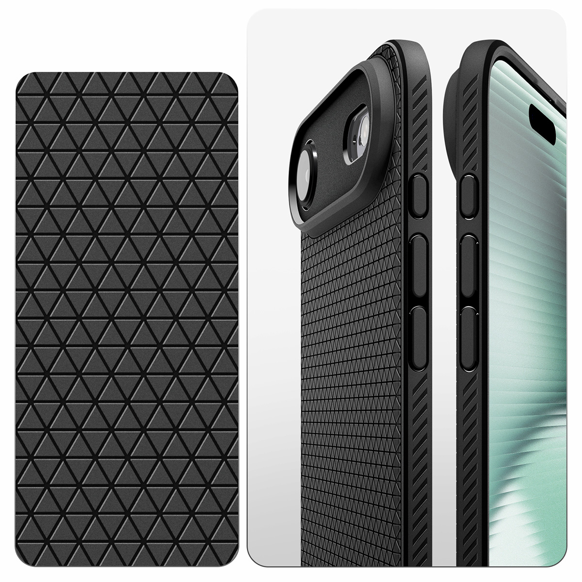 Etui Spigen Liquid Air do Apple iPhone Air, czarne