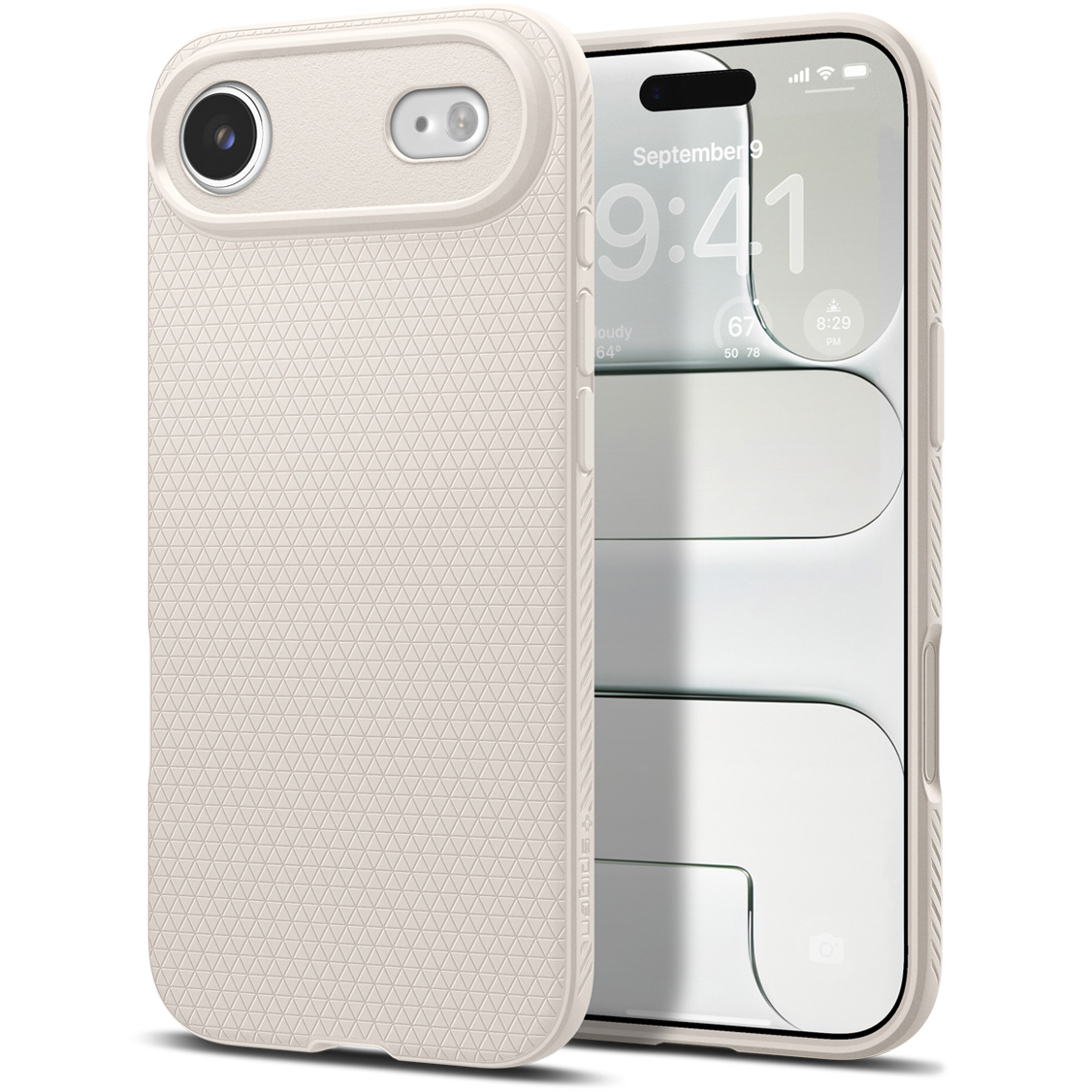 Etui Spigen Liquid Air do Apple iPhone Air, beżowe