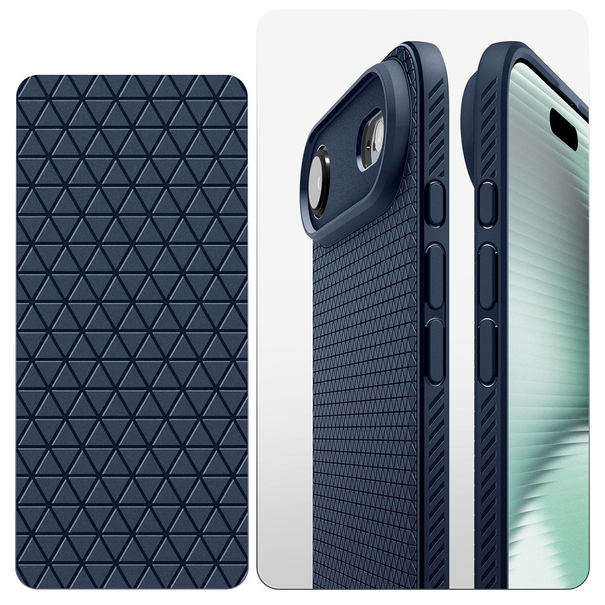 Etui Spigen Liquid Air do Apple iPhone Air, granatowe