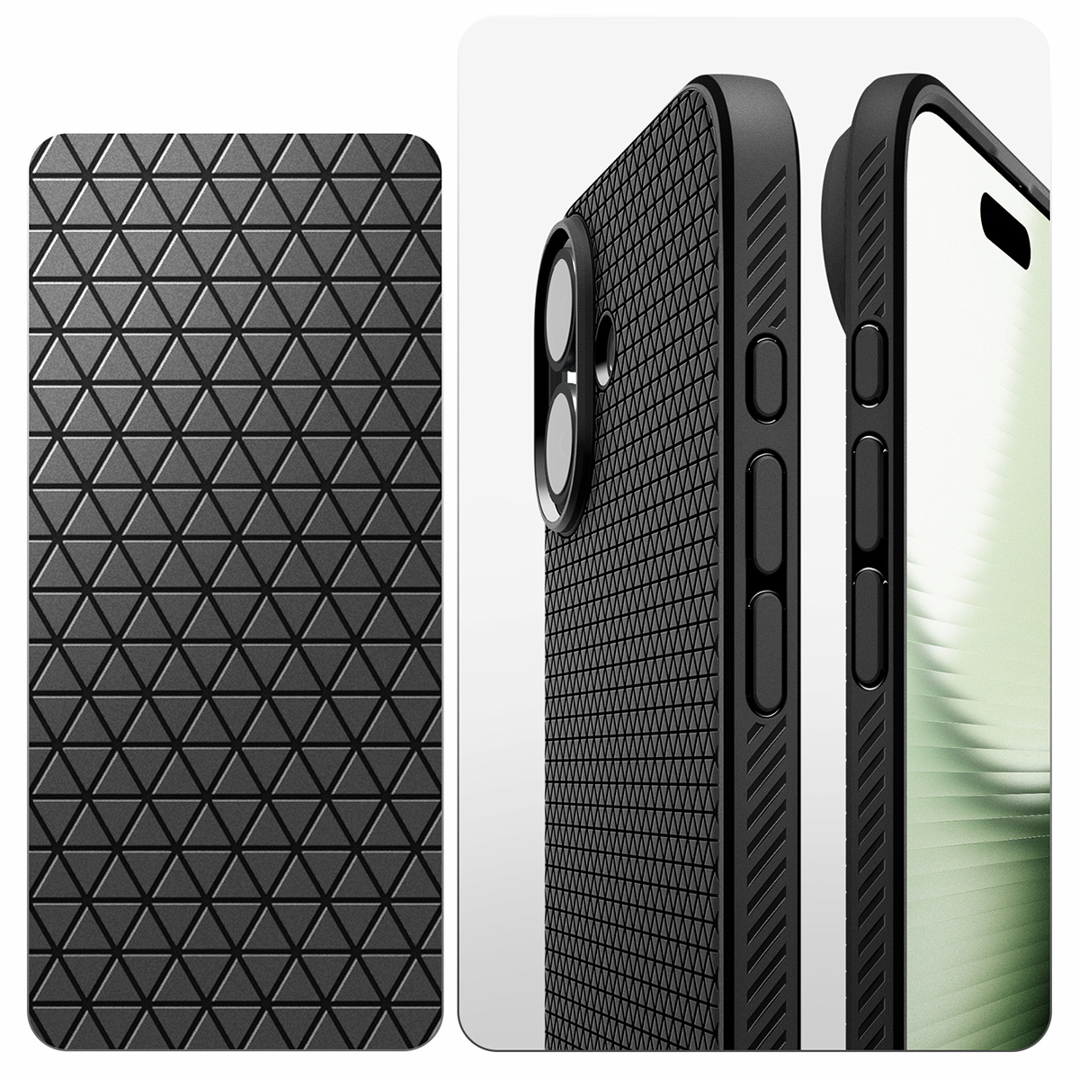 Etui Spigen Liquid Air do Apple iPhone 17, czarne