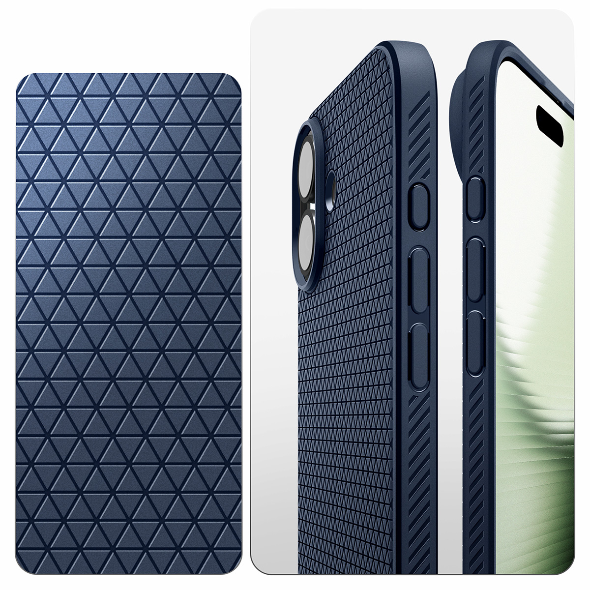 Etui Spigen Liquid Air do Apple iPhone 17, granatowe