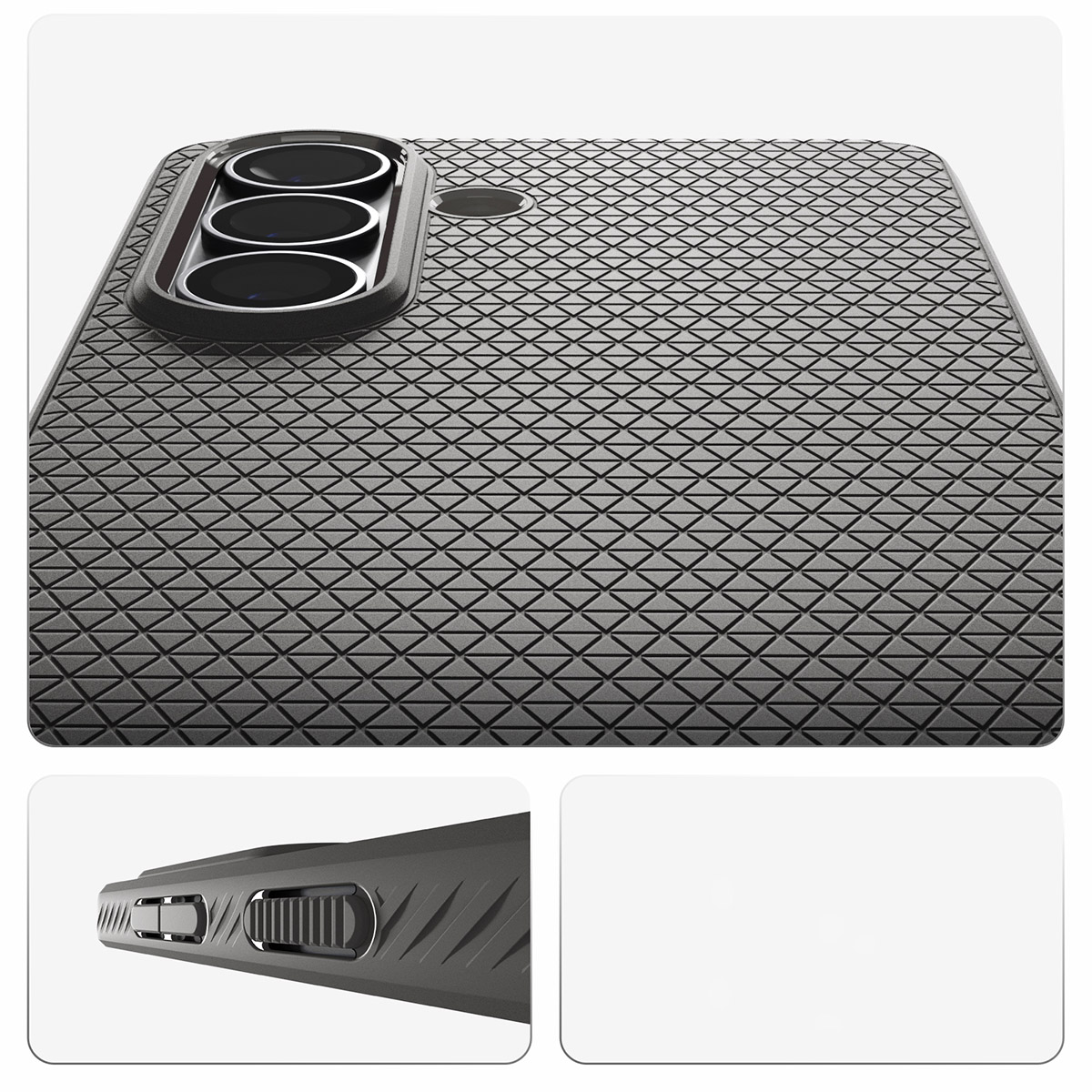 Etui Spigen Liquid Air Mag MagSafe do Samsung Galaxy S26, szare