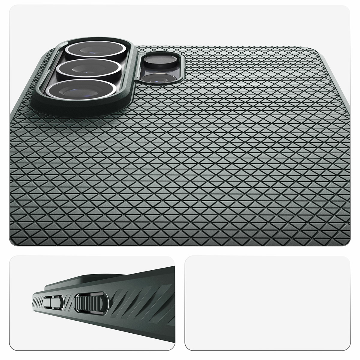 Etui Spigen Liquid Air Mag MagSafe do Samsung Galaxy S26 Ultra, zielone