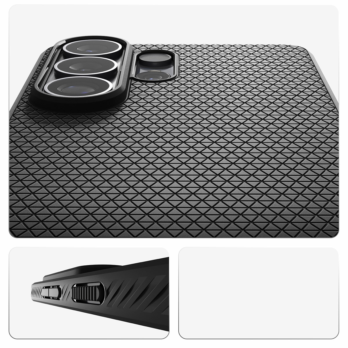 Etui Spigen Liquid Air Mag MagSafe do Samsung Galaxy S26 Ultra, czarne