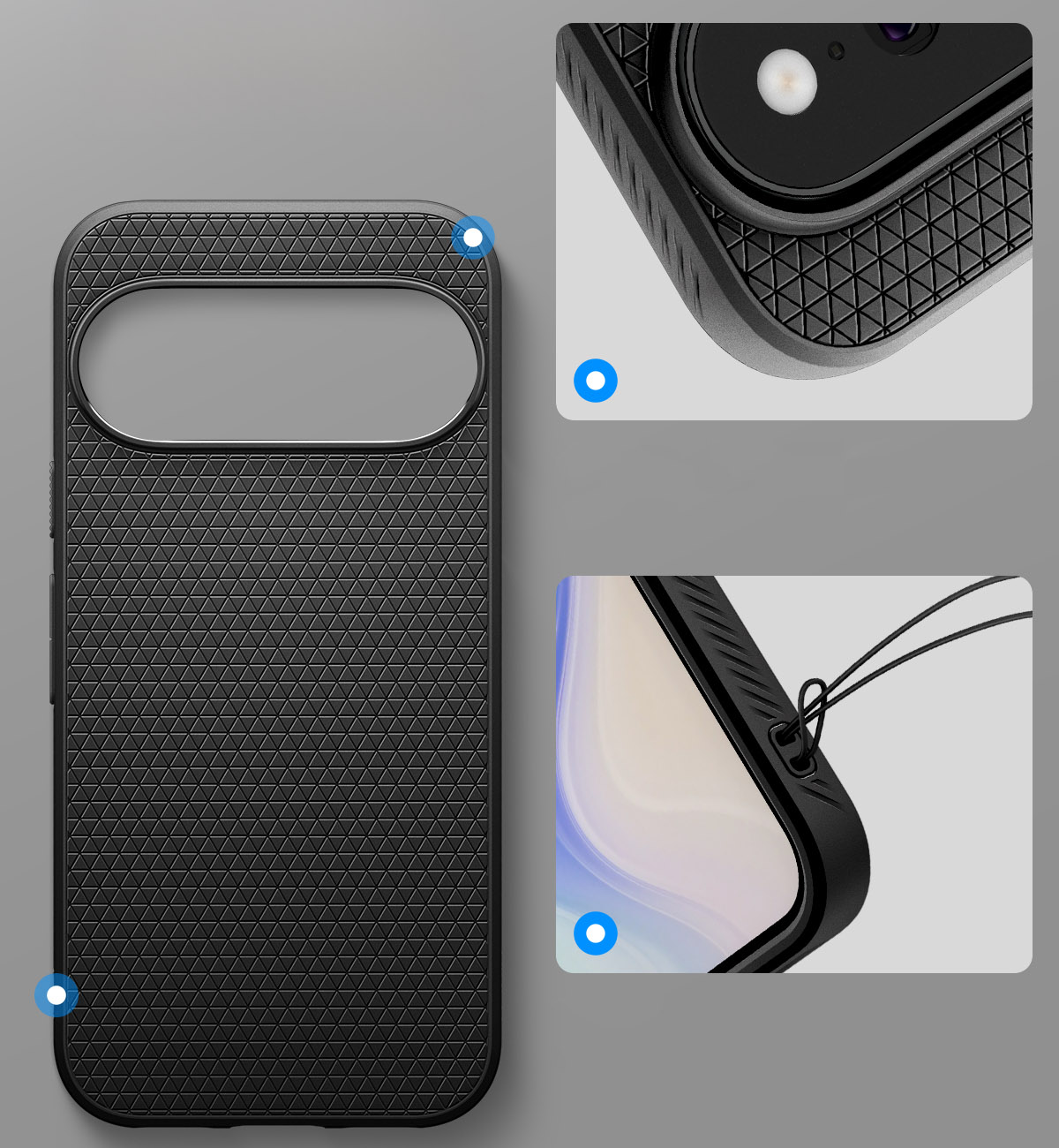 Etui Spigen Liquid Air do Google Pixel 11 Pro, czarne