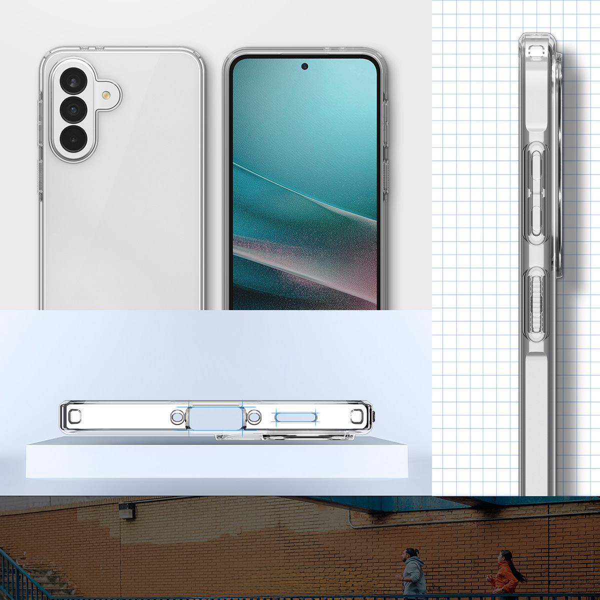 Etui Spigen Liquid Crystal do Samsung Galaxy A37 5G, przezroczyste