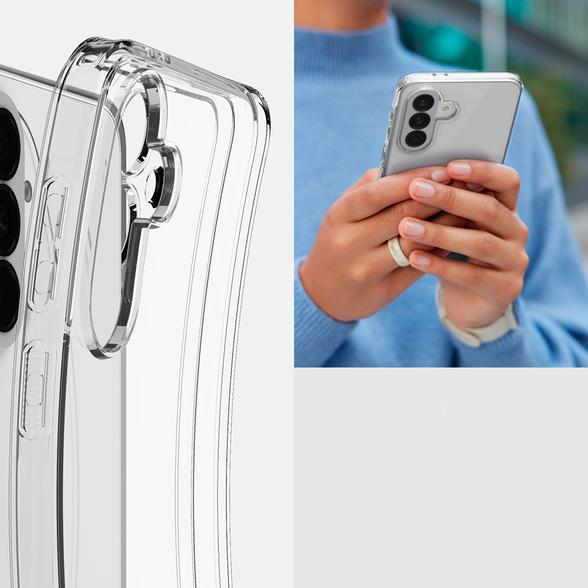 Etui Spigen Liquid Crystal do Samsung Galaxy A37 5G, przezroczyste