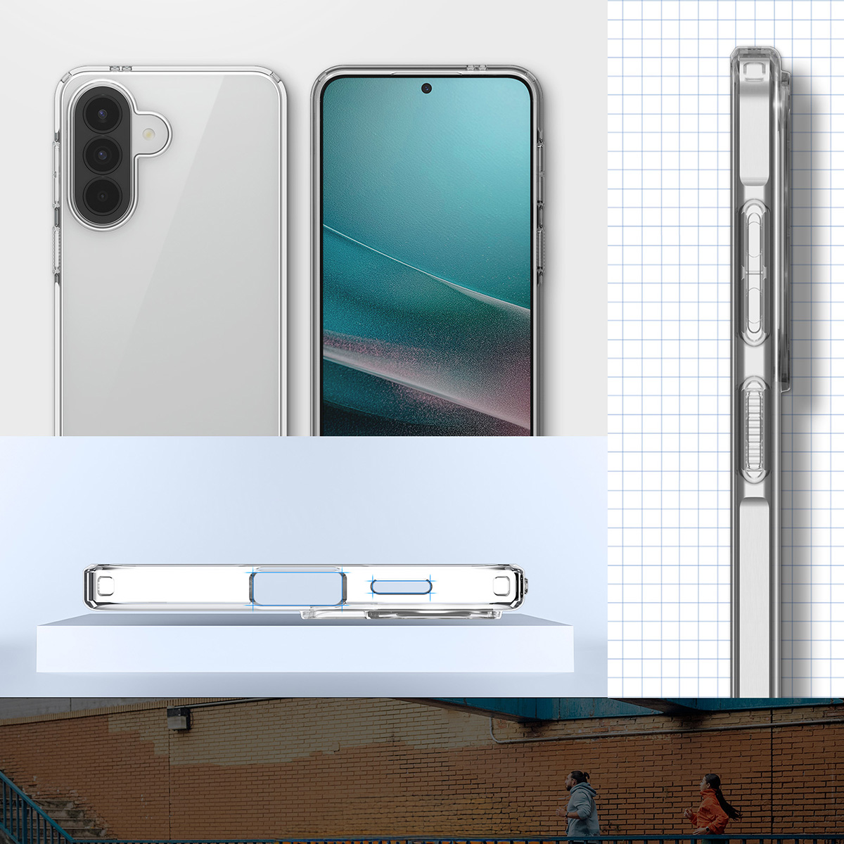 Etui Spigen Liquid Crystal do Samsung Galaxy A57 5G, przezroczyste