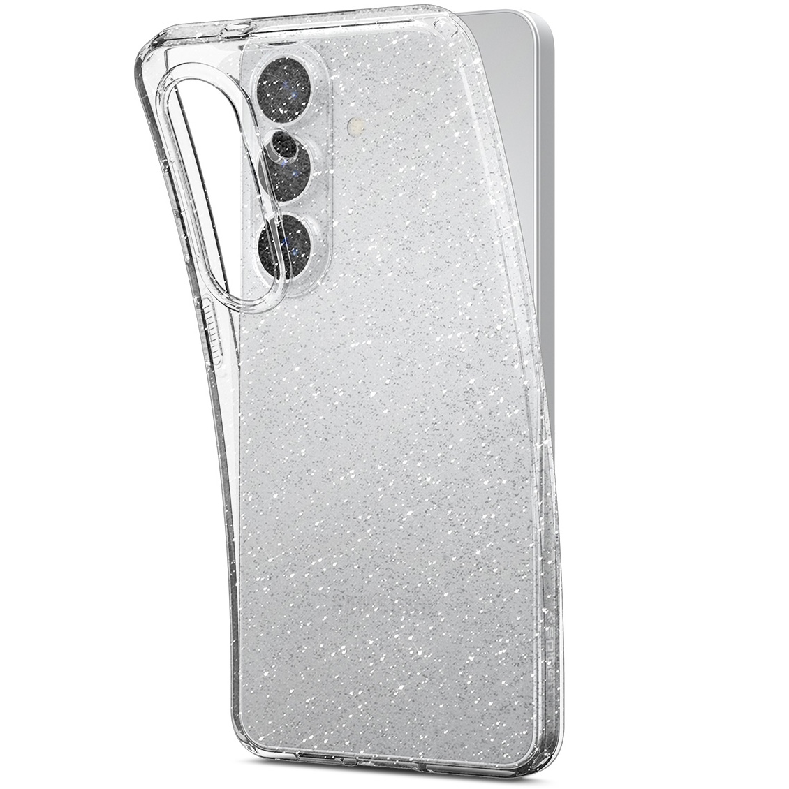 Etui Spigen Liquid Crystal Glitter do Samsung Galaxy S26 Plus, przezroczyste z brokatem