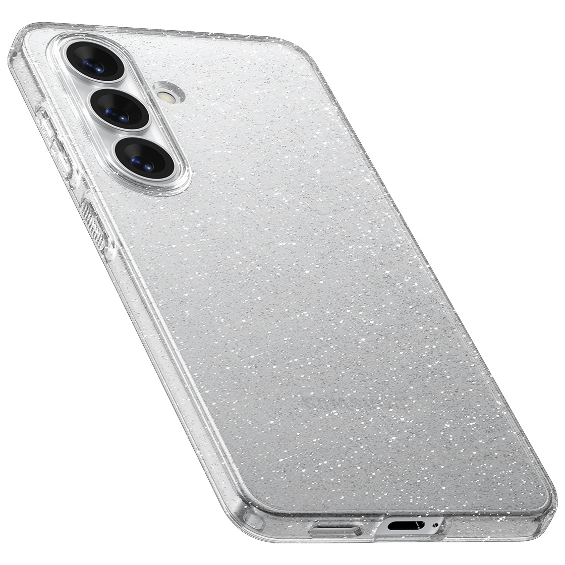 Etui Spigen Liquid Crystal Glitter do Samsung Galaxy S26 Plus, przezroczyste z brokatem