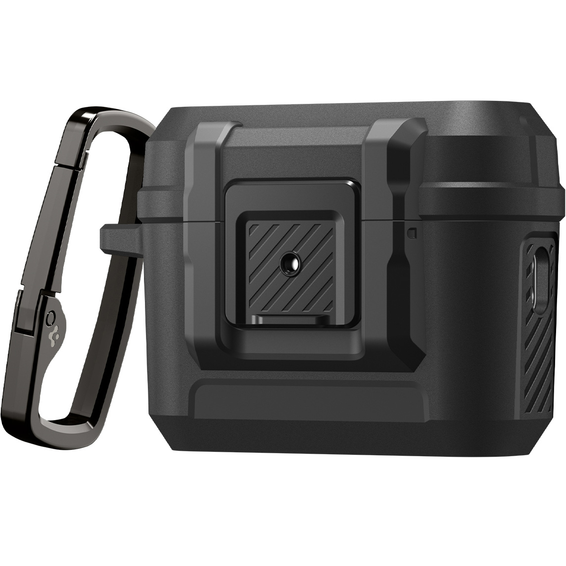 Oryginalne etui od marki Spigen z serii Lock Fit dla AirPods Pro 3, czarne