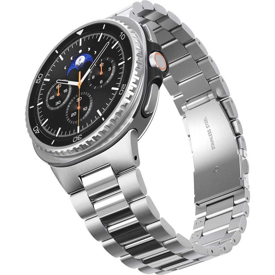 Pasek Spigen Modern Fit Band do Galaxy Watch 8 / 8 Classic, srebrny
