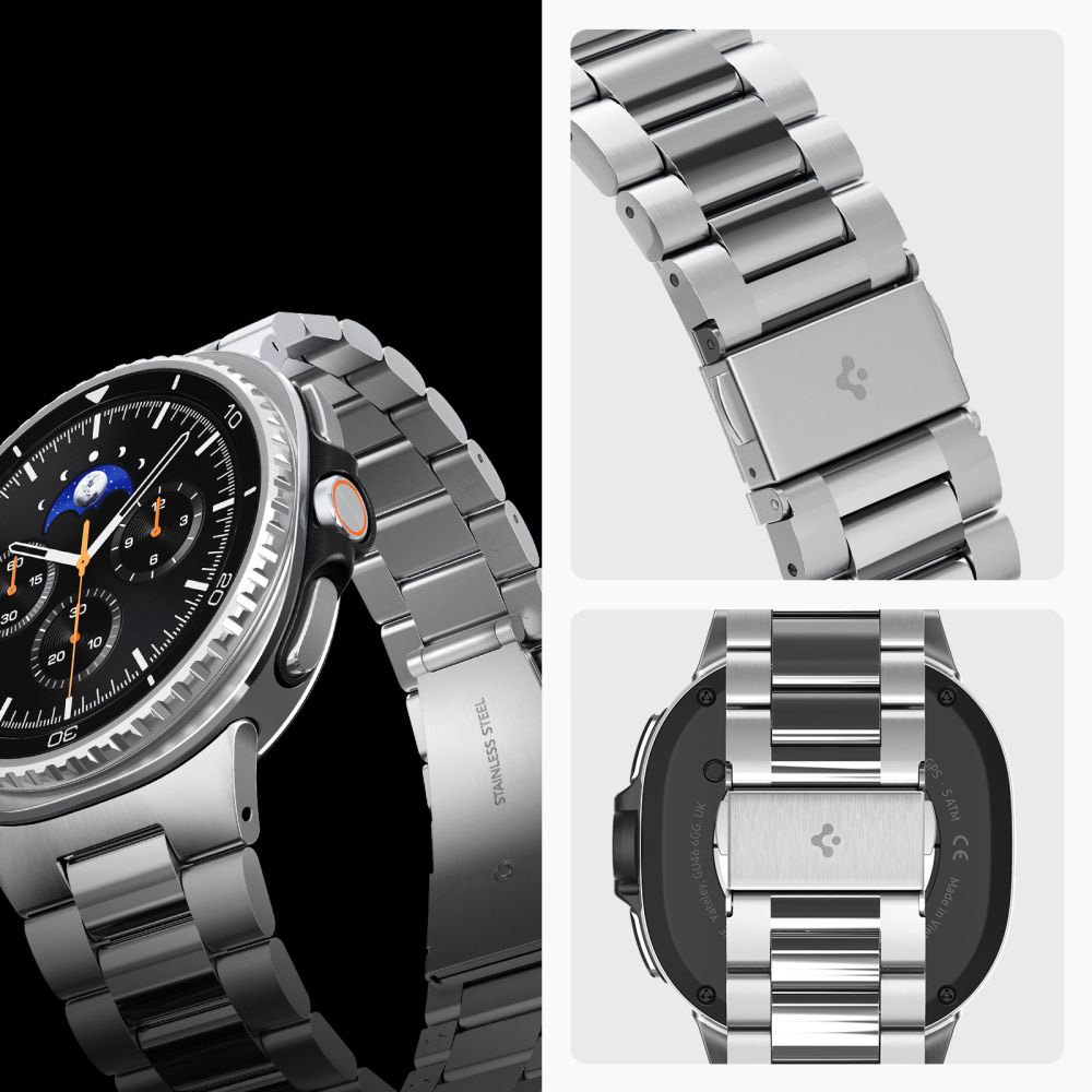 Pasek Spigen Modern Fit Band do Galaxy Watch 8 / 8 Classic, srebrny