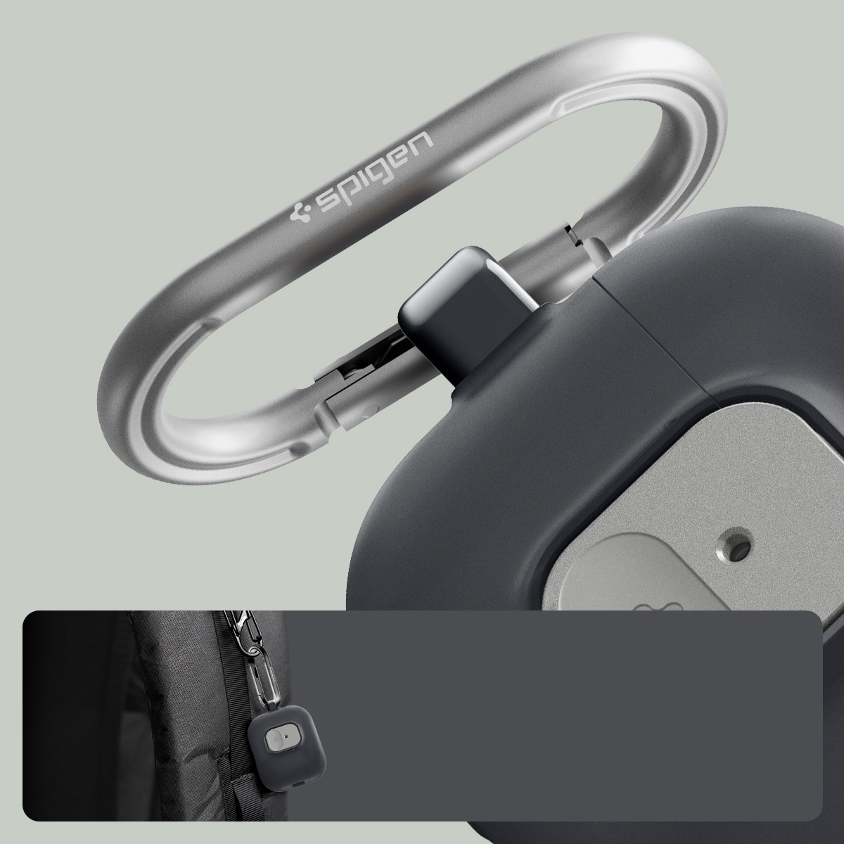 Etui Spigen Nano Pop do Apple AirPods Pro 3, czarno-szare