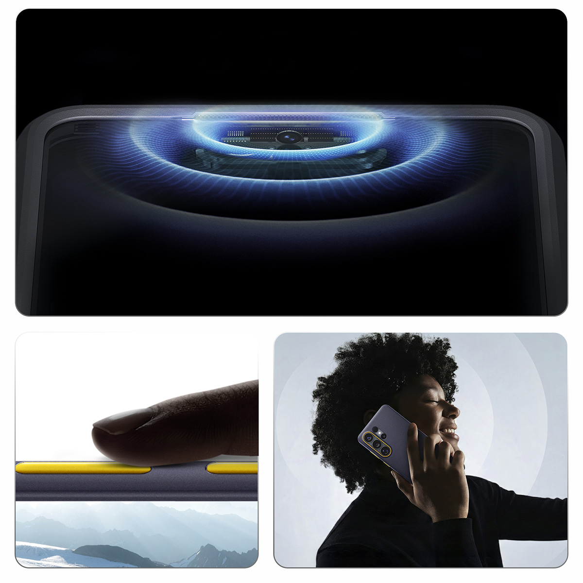 Etui Spigen Nano Pop Mag do MagSafe do Samsung Galaxy S26 Ultra, granatowo-żółte