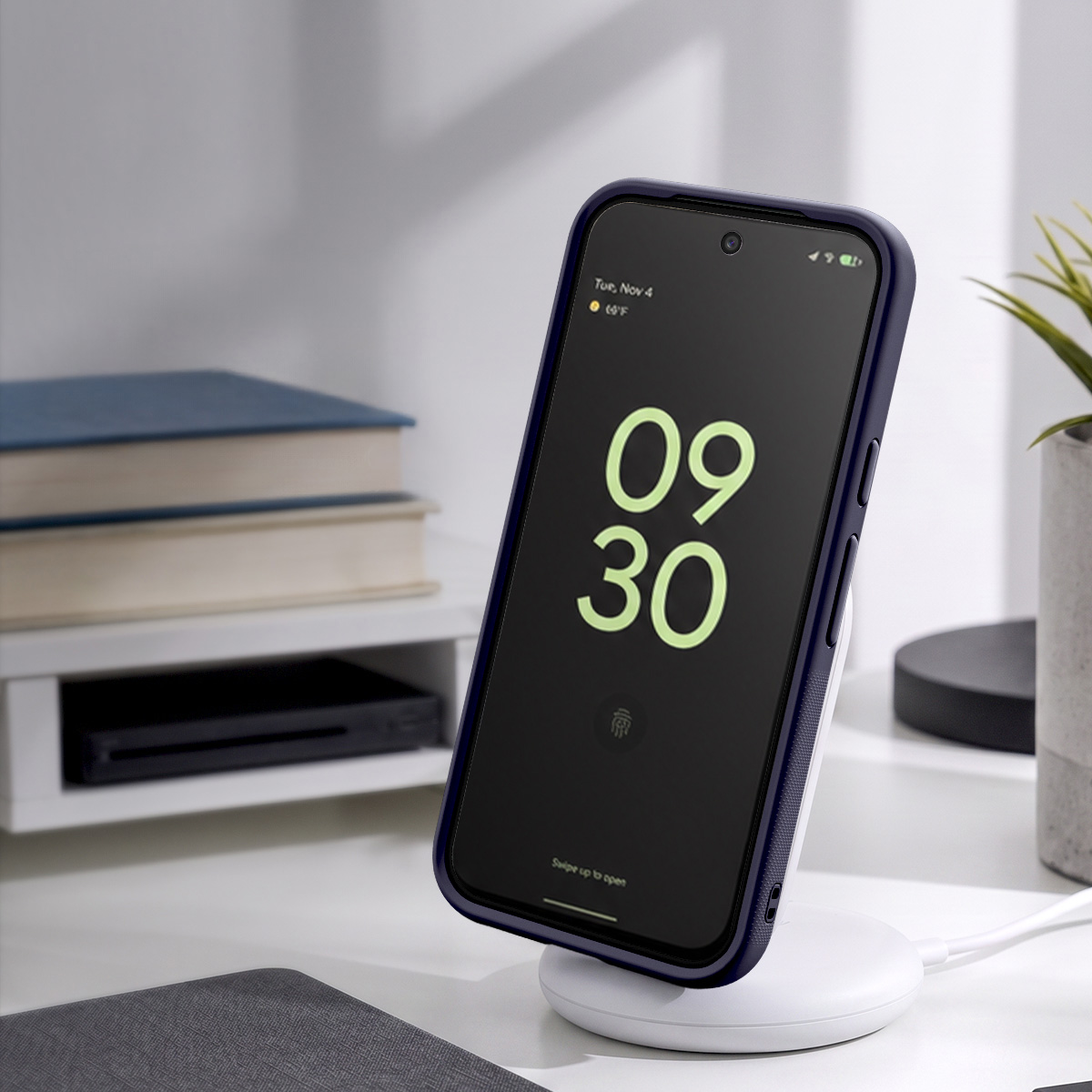 Etui Spigen Nano Pop Mag do MagSafe do Google Pixel 11, granatowo-żółte