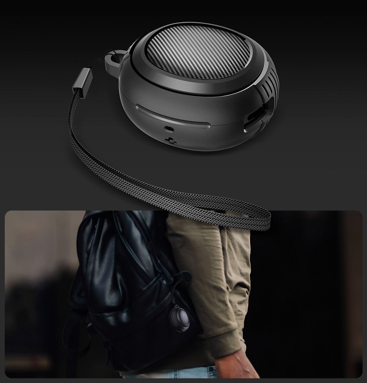Etui Spigen Rugged Armor do Spigen SA-TW S10, czarne