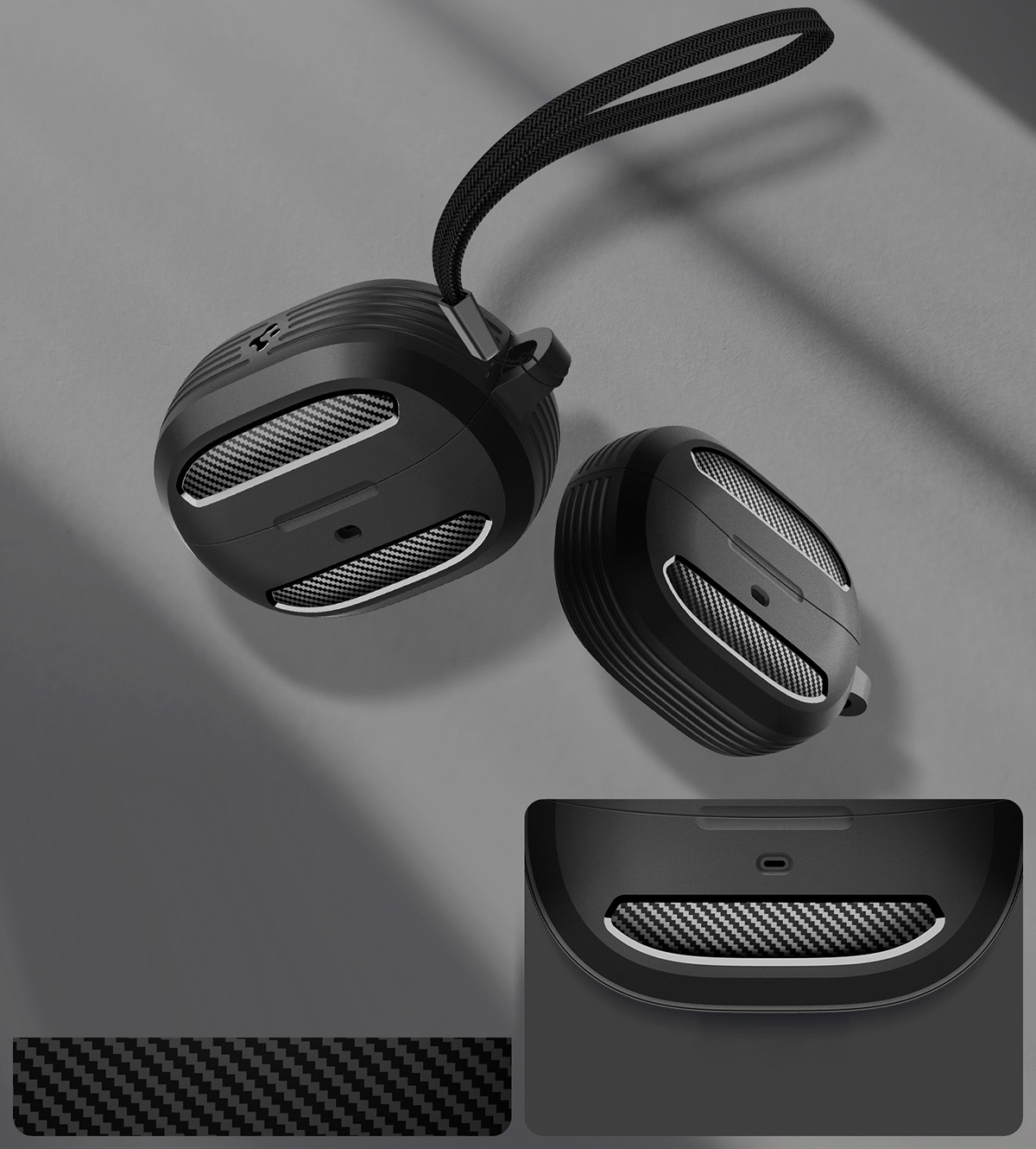 Etui Spigen Rugged Armor do Spigen SA-TW P10, czarne