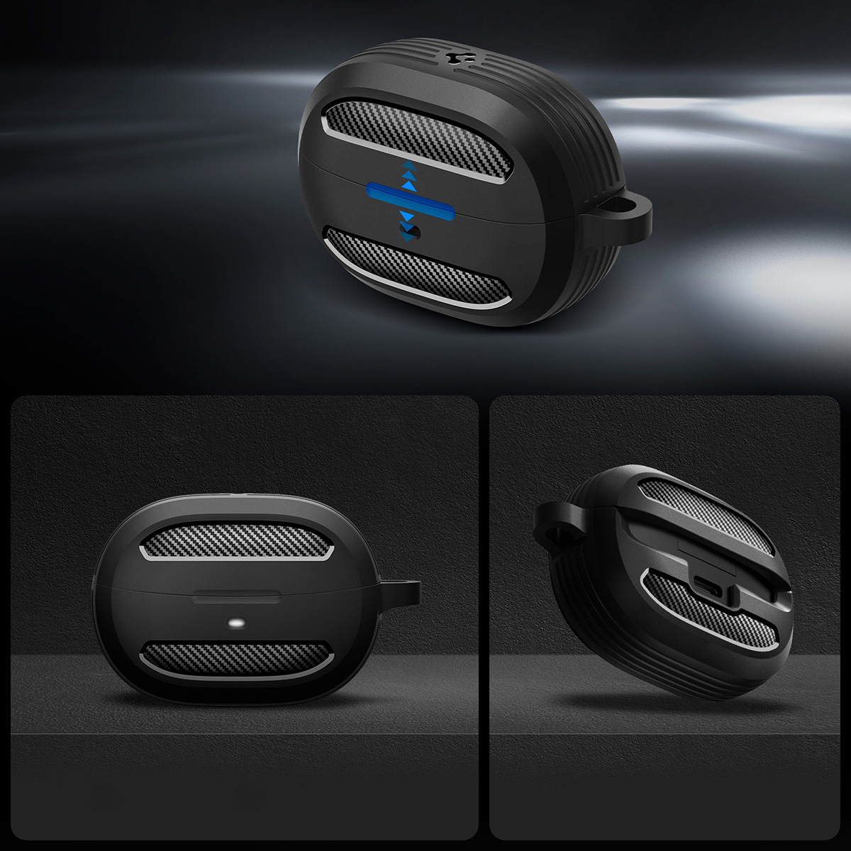 Etui Spigen Rugged Armor do Spigen SA-TW P10, czarne