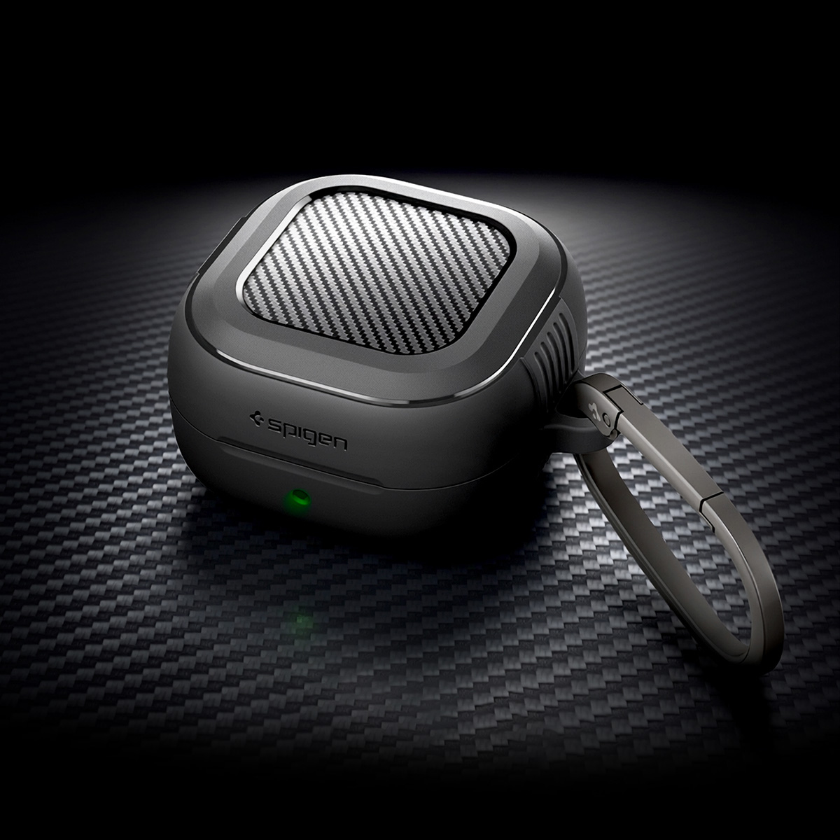 Etui Spigen Rugged Armor do Galaxy Buds 4 / 4 Pro, czarne 