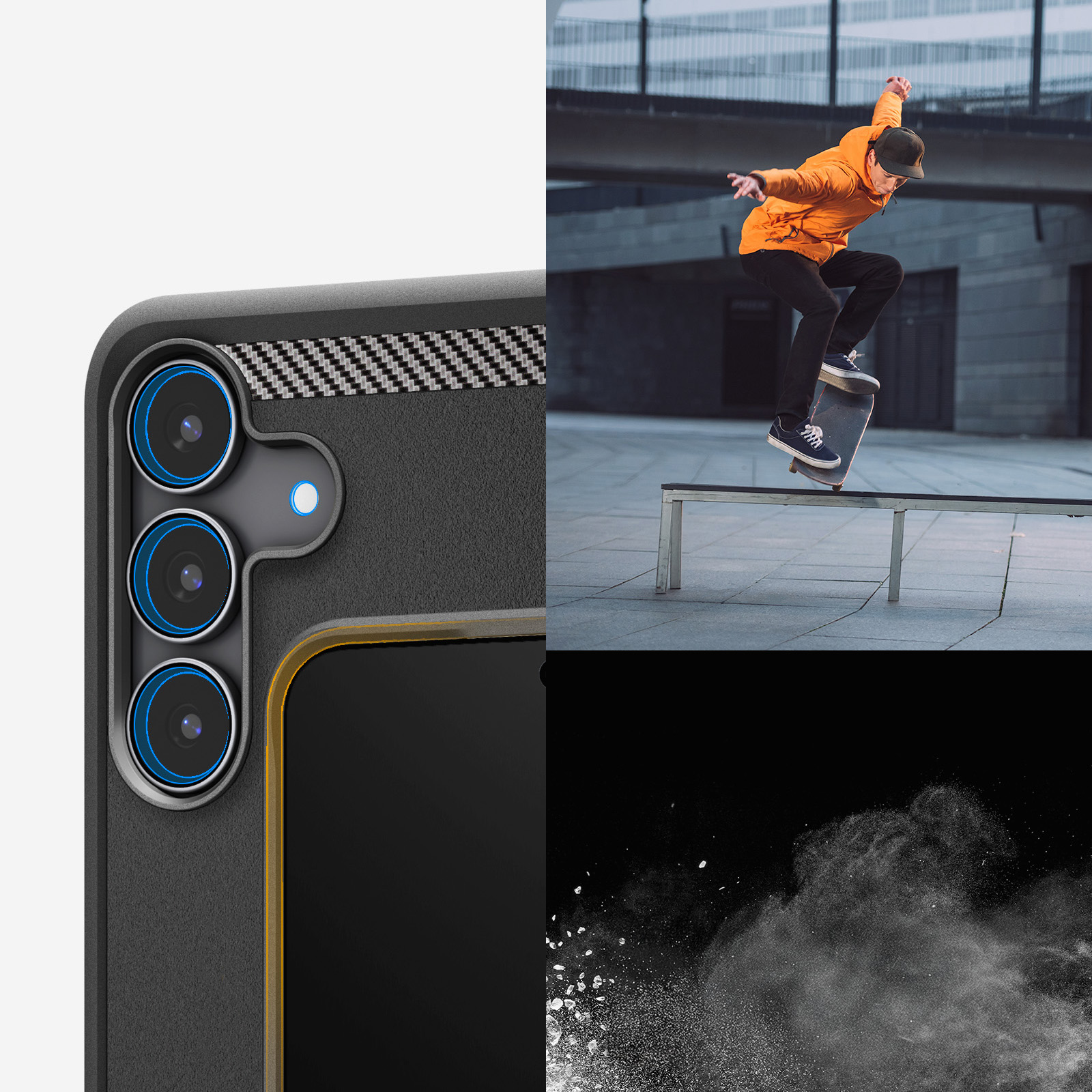 Etui Spigen Rugged Armor do Galaxy S25 FE, czarne