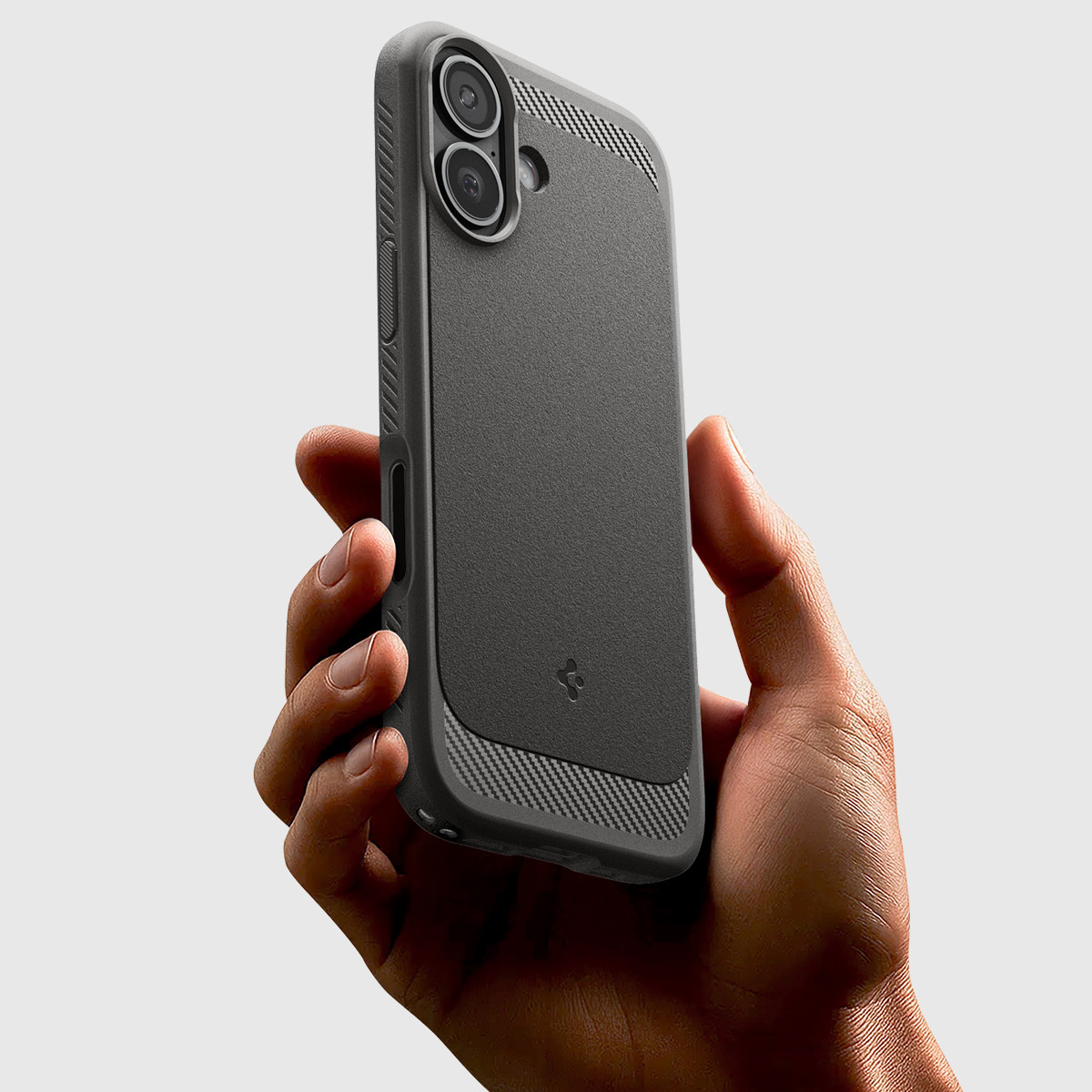 Etui Spigen Rugged Armor Mag z MagSafe do Apple iPhone 17, szare